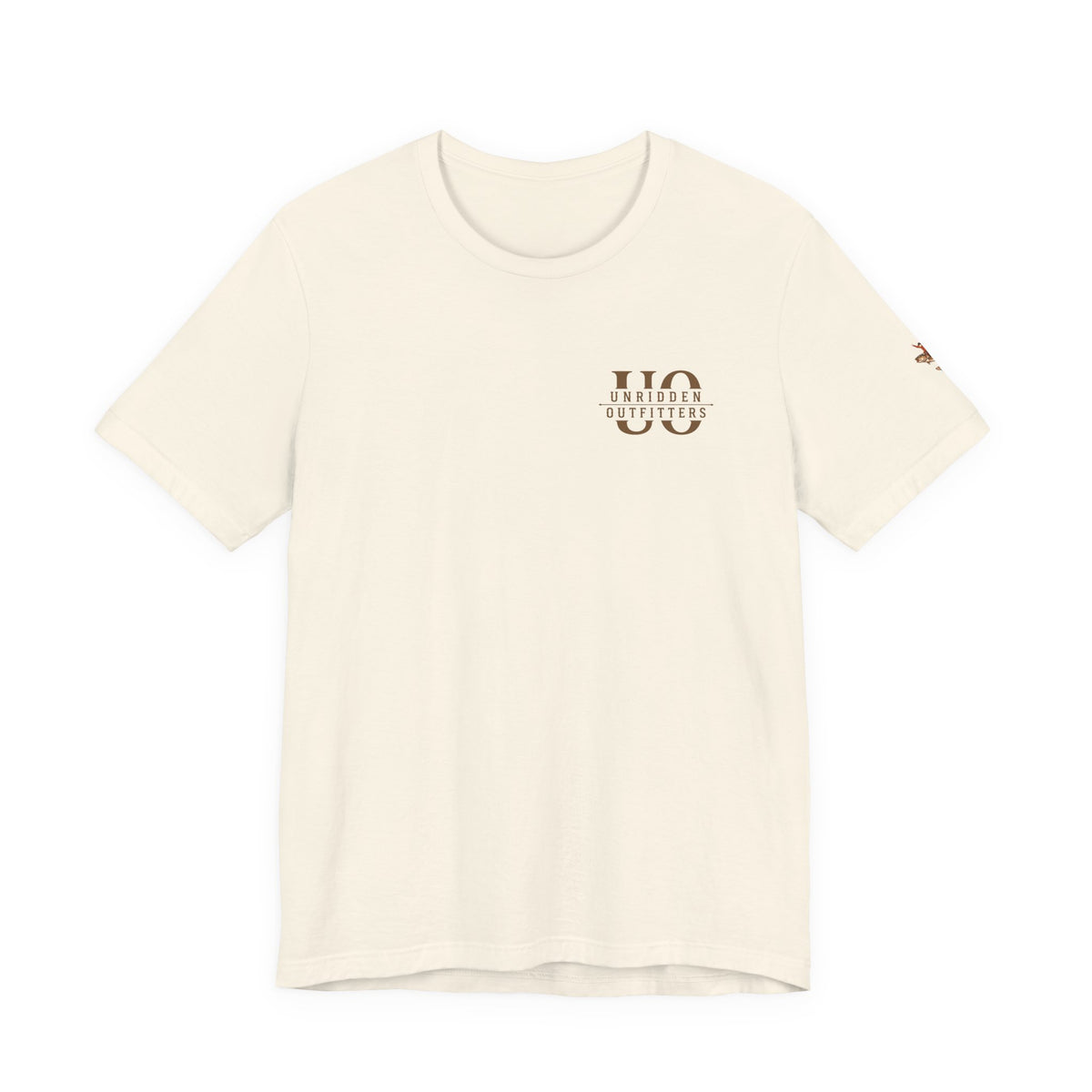 Outdoor Fishing Graphic Tee — “Unridden Outfitters” Logo T‑Shirt