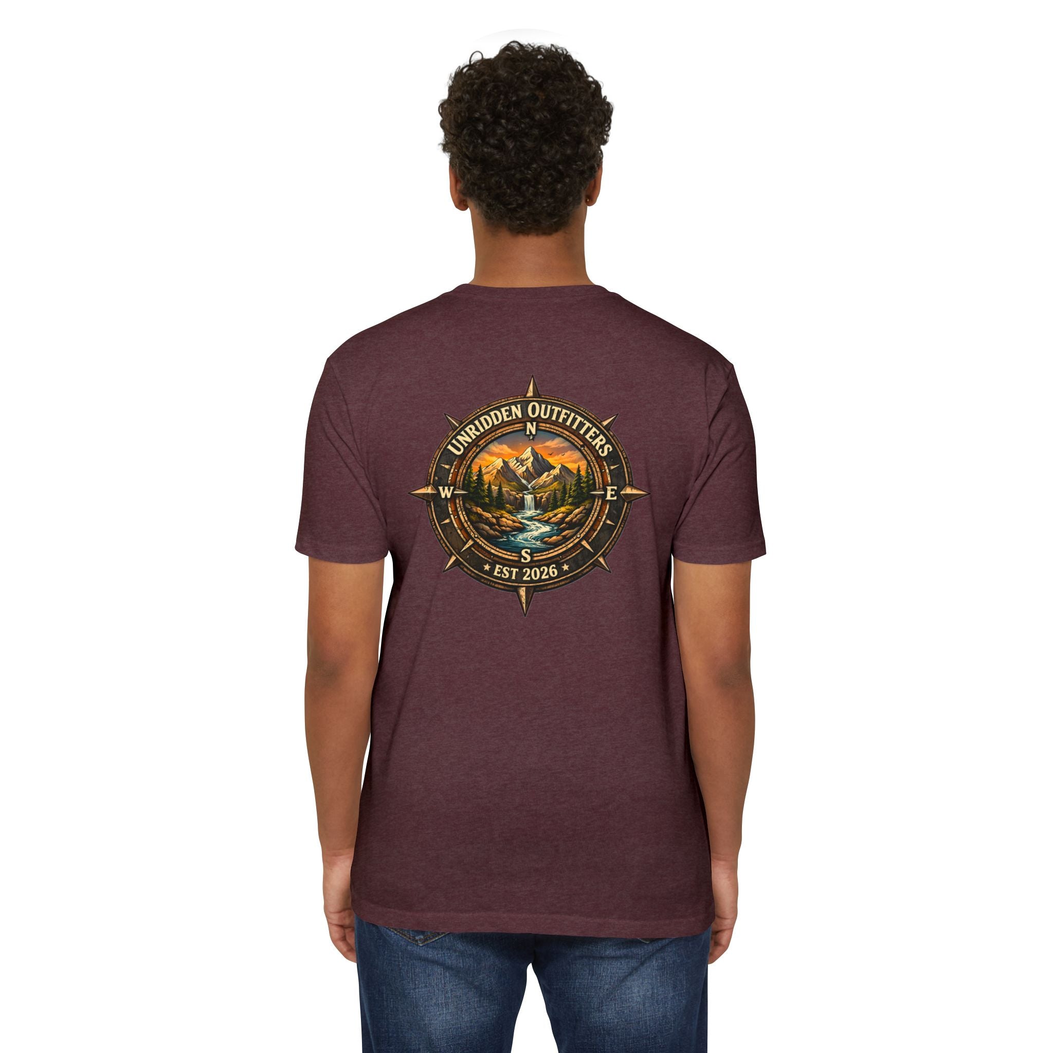 Unridden Outfitters Compass Mountain T-Shirt