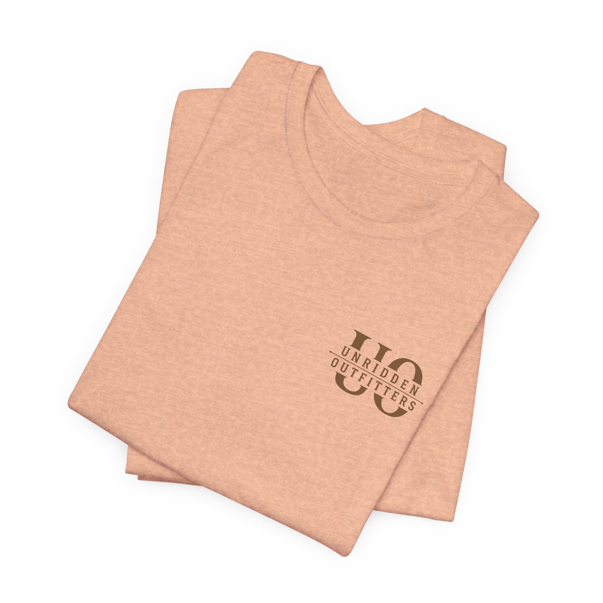 Outdoor Fishing Graphic Tee — “Unridden Outfitters” Logo T‑Shirt