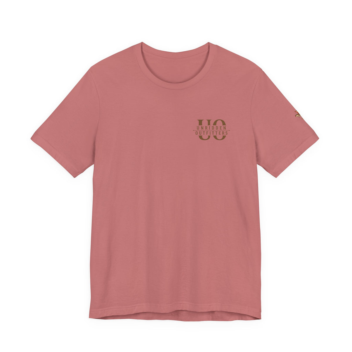 Outdoor Fishing Graphic Tee — “Unridden Outfitters” Logo T‑Shirt