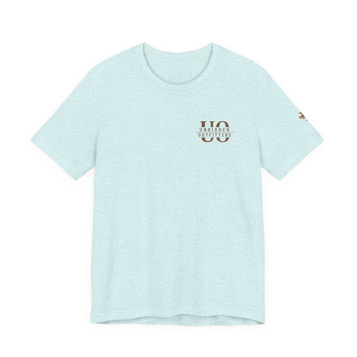 Outdoor Fishing Graphic Tee — “Unridden Outfitters” Logo T‑Shirt
