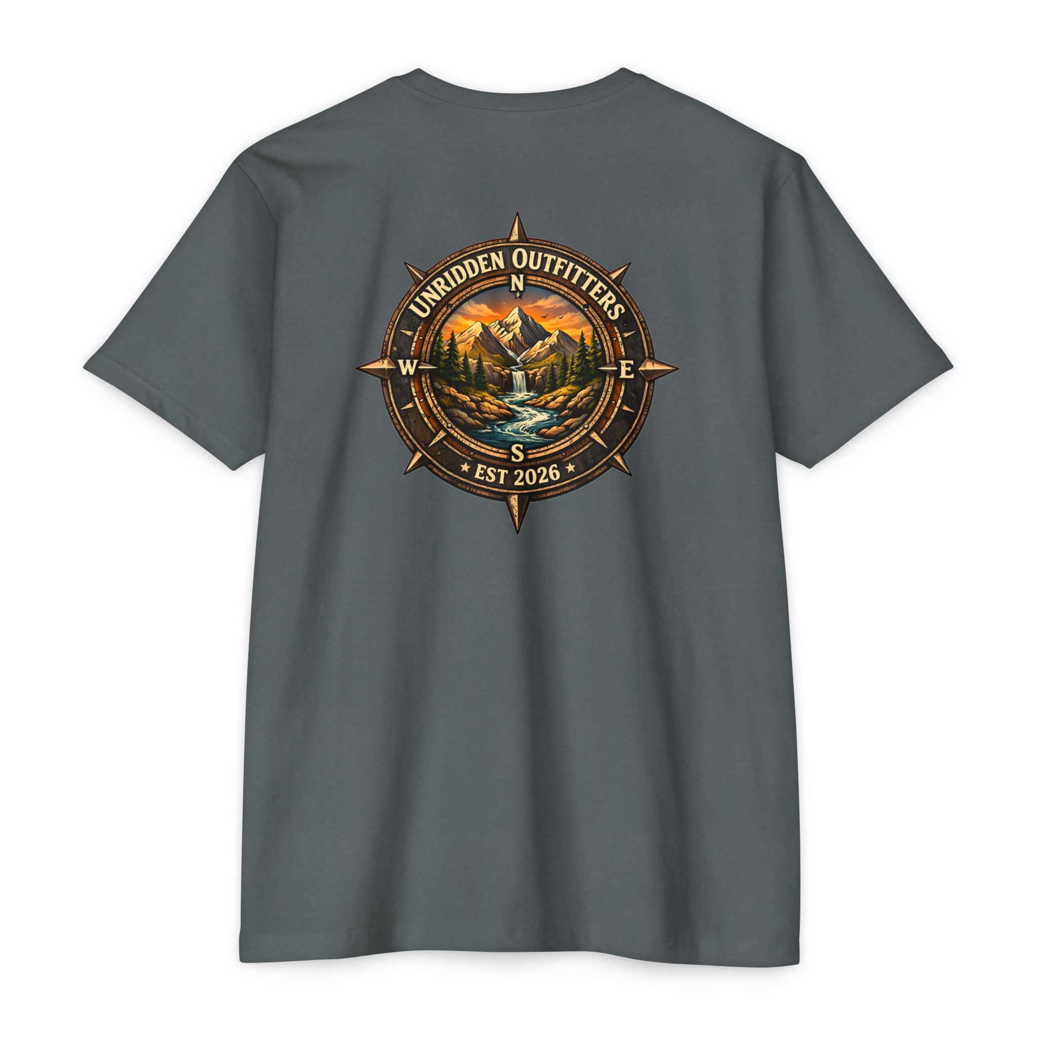 Unridden Outfitters Compass Mountain T-Shirt